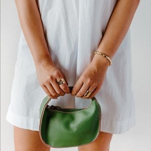Vintage green purse